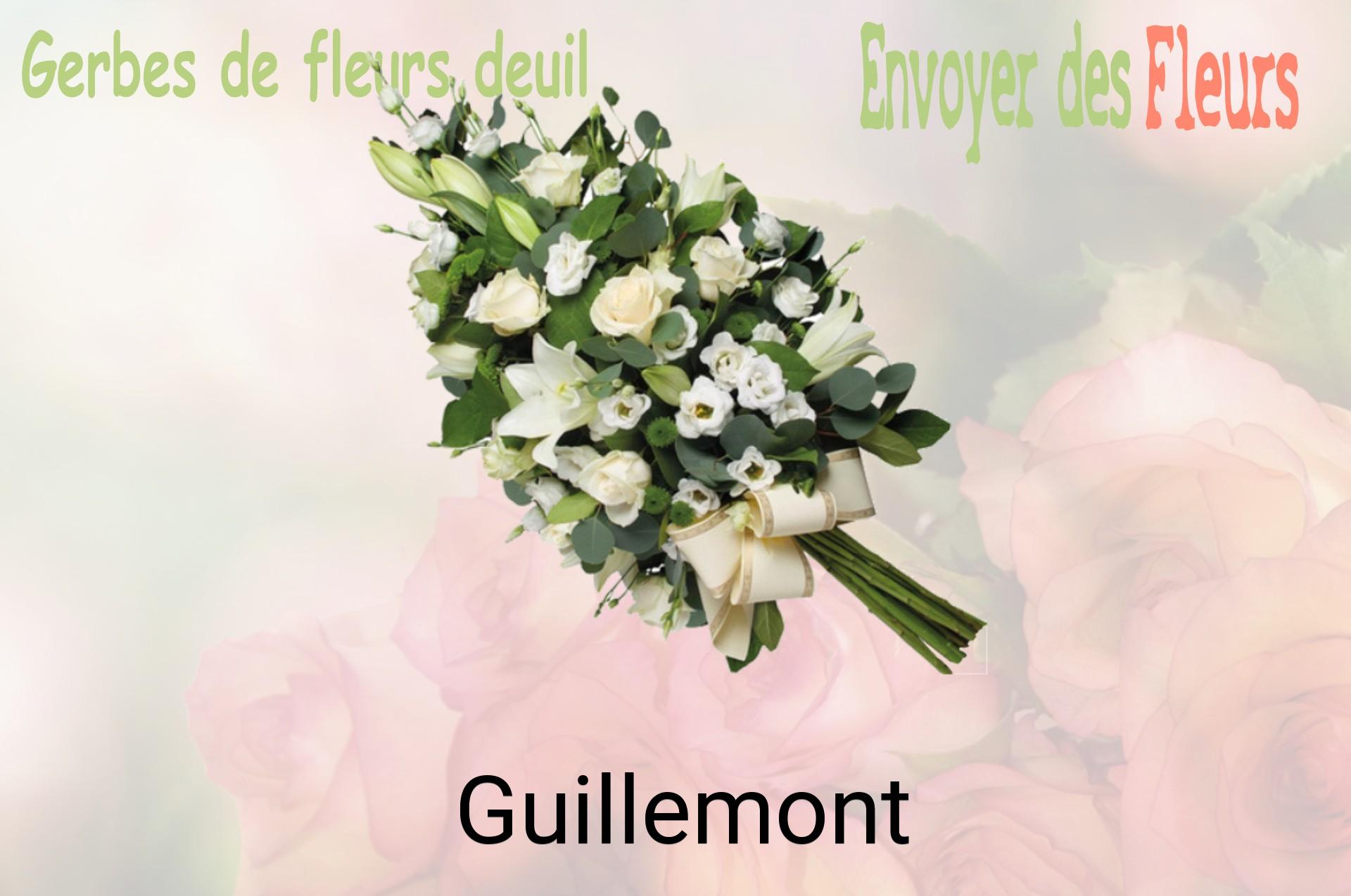Gerbe de fleurs de deuil livrée à Guillemont